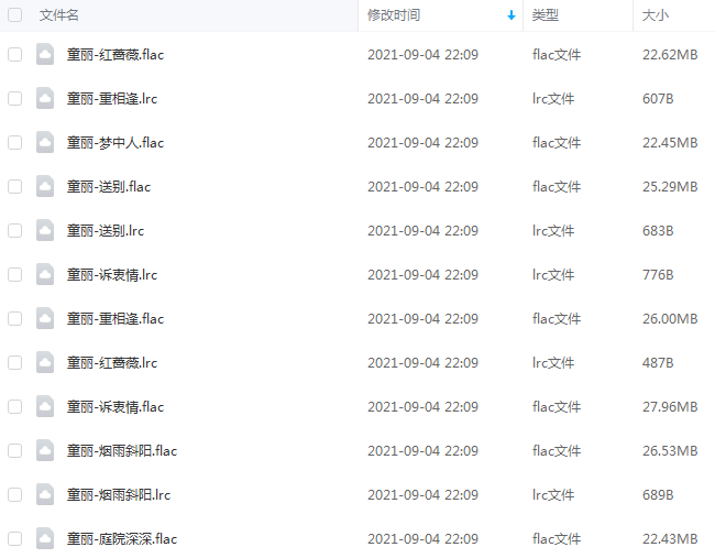 音乐专辑：童丽-专辑《独家爱唱7》
