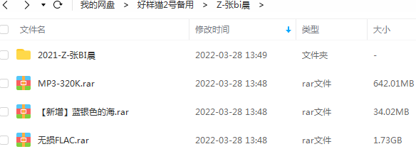 张碧晨歌曲合集(2014-2021)44张专辑所有无损音乐打包