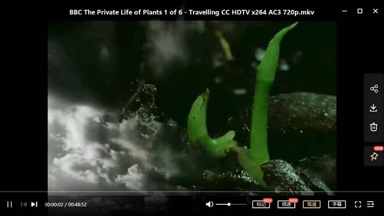 BBC纪录片之《植物私生活》1-6集英语中文字幕高清合集