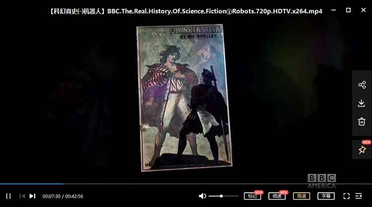BBC纪录片之《科幻真史》1-4集高清英语中文字幕合集
