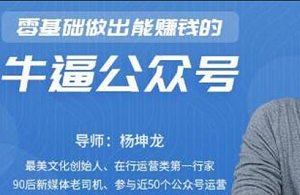 《零基础做出能赚钱的顶级公众号》教程视频高清合集
