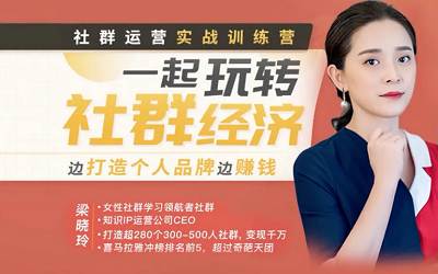 梁晓玲·社群运营实战训练营13堂课程视频合集