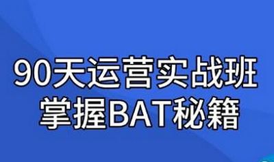 《运营实战班90天全掌握BAT秘籍》完结版课程视频合集