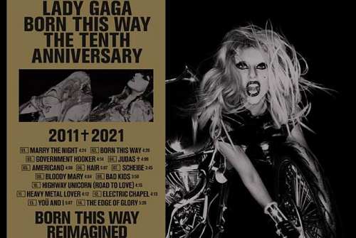 Lady Gaga:《Born This Way The Tenth Anniversary》专辑20首[FLAC]百度云下载