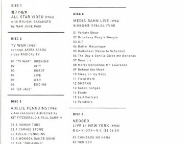 坂本龍一-RyuichiSakamotoVisualWorksinMid-Late1980’s[2004]6Disc[DVDISO18GB] MV下载